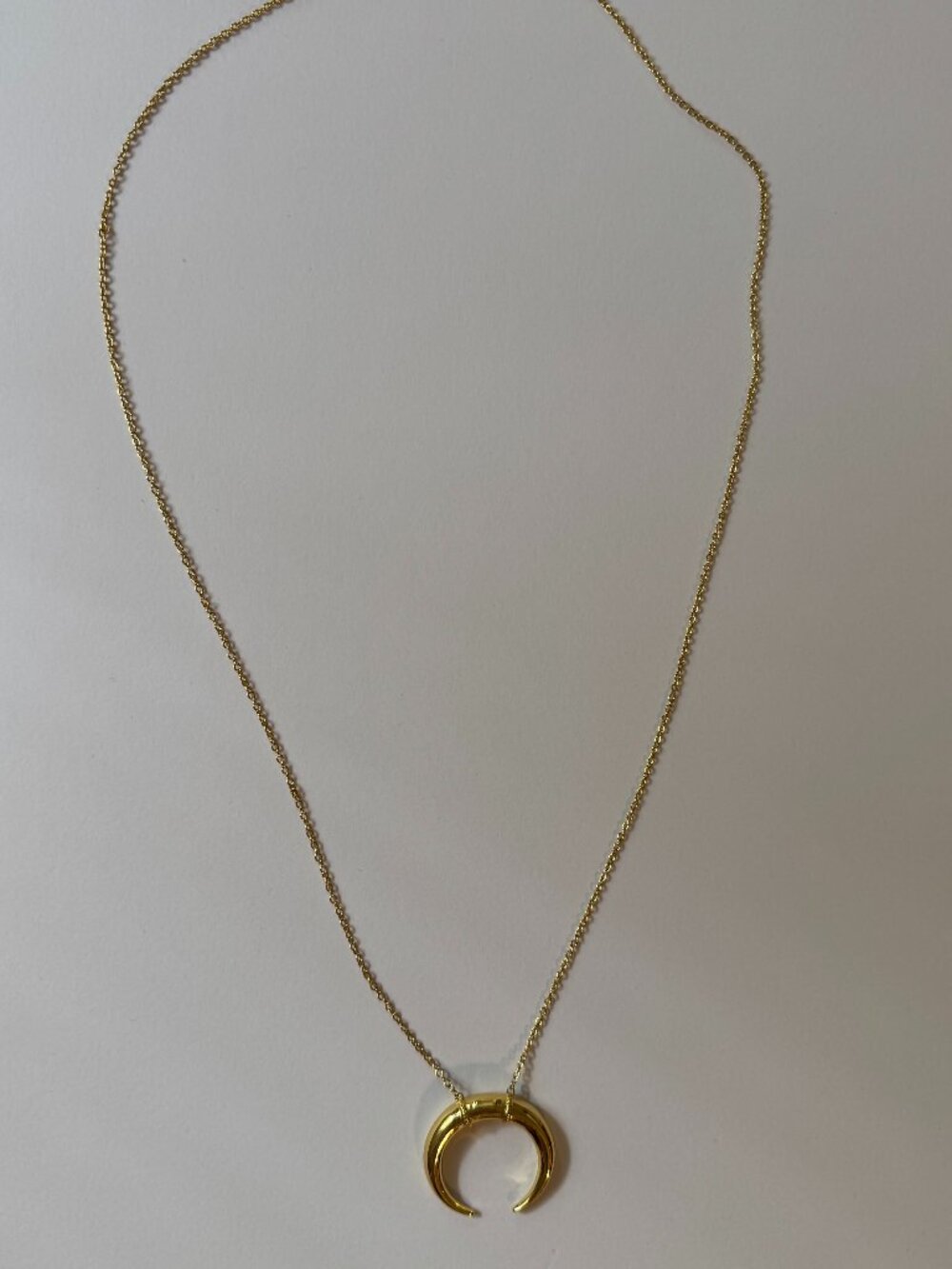 Gorjana Gold Crescent Necklace - Picture 3 of 4